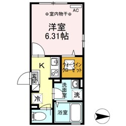 Maison de la pommeの物件間取画像